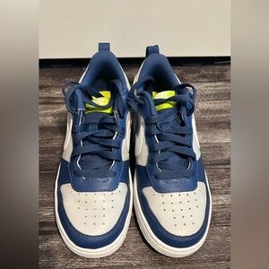 Nike Court Borough 2 Low Grey Fog Mystic Navy - BQ5448-016